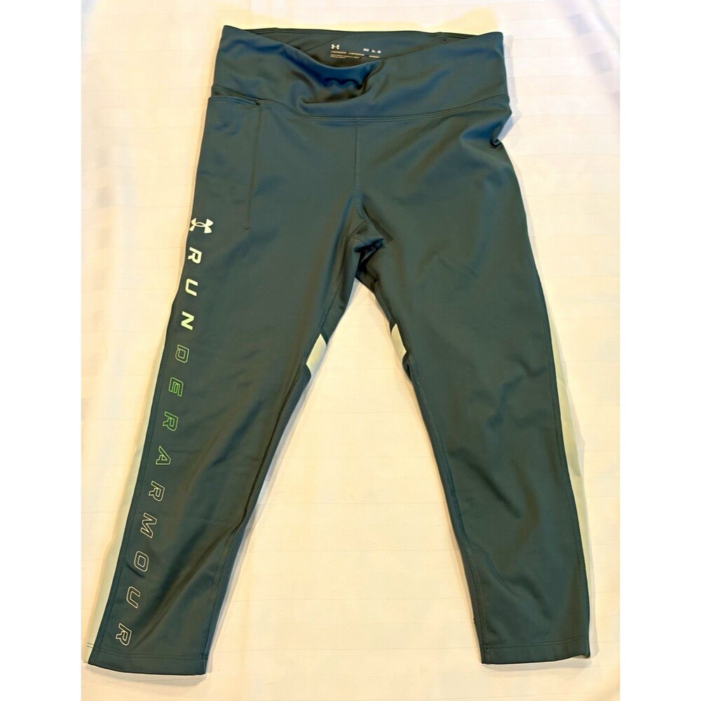 Under Armour Women’s Blue/Gray Colorblock Compression Leggings M Pull-On